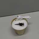 Wireless Bottle Lamp, Bottle Lights with 3 Color Temperature, Rechargeable Stepless Dimming LED Bottle Lights for Bottles, Wireless Lamp for Bedroom Restaurant Bar-Gold Glossy