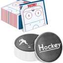 100Pcs Hockey Napkins - 13 x 13 Inches Ice Hockey Napkins, Hockey Party Favor Paper Napkins for Kids Fans Sports Hockey Party Decorations Hockey Party Supplies