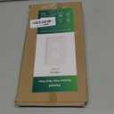 TREEWELL 6-Pack Duplex Outlet Cover, Natural Bamboo Fiber Switch Plates and Outlet Covers, Light Almond Decorative Wall Plates for Electrical Outlets, 1 Gang Receptacle Cover, Corrosion Resistant