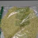 Mosayt Christmas Round Snow Placemats Set of 6Gold Vinyl Metallic Place mats, Washable Easy Clean Non-Slip Heat Resistant Plastics Table Mats for Dinning/Wedding/Party Decoration, 15 Inch