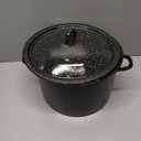 MIRRO ENAMEL-STOCK POT 12 QT BLACK