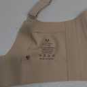 PoseFree Womens Seamless Wireless Supportive Bra Push Up Comfort Soft No Underwire Full Coverage T-Shirt Bra (Medium, Nude+Black)