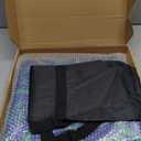 Mahjong Mat for Table with Carrying Bag, 32.4" x 32.4" Non-Slip Neoprene Mahjong Mat with Rules, Noise-Reducing Gaming Mat for Mahjong, Poker, Cards, Board and Tile Games - Blue