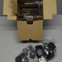 Panasonic Cordless Phone, Easy to Use with Large Display & Big Buttons, Flashing Favorites Key, Flashlight, Call Block, Volume Boost, Talking Caller ID, House Phones, 3 Handsets - KX-TGU433B (Black)