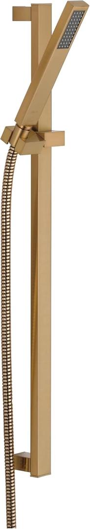 Delta Faucet Vero Single-Spray Touch-Clean Wall-Mount Slide Bar Hand Held Shower with Hose, Champagne Bronze 57530-CZ