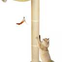54" Tall Cat Scratching Post with Window Perch