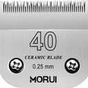 Pet Dog Grooming Clipper Replacement BladeDetachable Ceramic BladeCompatible with Most Andis,Oster A5 Wahl KM Series Clippers Size 40# Blade (Cutting Length (0.25mm) 1/100")