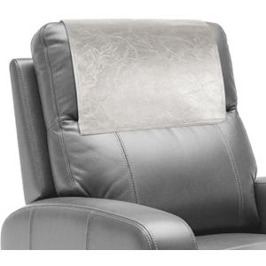Recliner Headrest Protector,Non Slip Waterproof Headrest Cover,Leather Recliner Headrest Cover for Sofa,Furniture,Living Room,Office Chair (Beige)