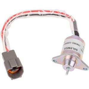 BlueStars (Updated) M810324 Fuel Shut Off Solenoid - for Yanmar 3TNE74-EJK2 2TNV56, JD 4200 4300 4400 4500 4600 4700 12V, Komatsu Lift Truck, Hyundai Excavator, Woodward - Replaces 1503ES-12S5SUC12S