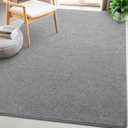 6x9 Feet Grey Area Rugs for Bedroom, Indoor Washable Memory Foam Rug for Living Room, Modern Aesthetic Minimalist Non-Slip Carpets for Kids Boys Girls Adults Dorm Home Decor
