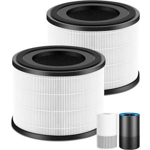 AP-S0610L Replacement Filter, Compatible with MOOKA AP-S0610L Air Purifier, 3-IN-1 Replacement Filter, Pre-filter & Activated Carbon filter for Pet Odors, 2 Pack