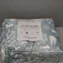 Great Bay Home 4-Piece Velvet Plush Micro Fleece California King Size Sheet Set - Deluxe Microplush Non-Pilling Bed Sheets- Lavish Sherpa Winter Bedding Set (Enchanted Woods Blue)