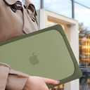 Mektron for MacBook Air 13 Case A1466 A1369, [Heavy Duty] [Dual Layer] Hard Case Cover with TPU PC Bumper for MacBook Air 13.3-inch (2010-2017) w/Keyboard Cover Screen Protector, Avocado Green