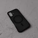 Magnetic for iPhone 16 Case, [Compatible with MagSafe] [Military Grade Drop Protection] Translucent Matte Shockproof Anti-Scratch Phone Case, Black
