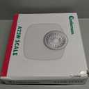 Adamson A25 Scales for Body Weight - Up to 400 LB - 5.3" Dial on 12.4" x 10.2" Platform - Anti-Skid Rubber Surface - High Precision Bathroom Scale Analog - Full White