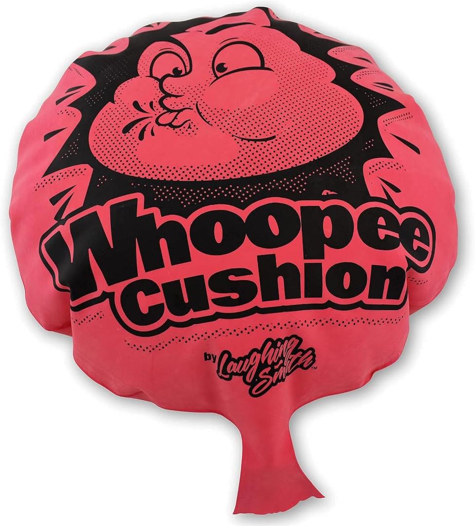 Laughing Smith Jumbo Sized 16 inch Whoopee Cushion - Giant Whoopee Fart Toy for Kids - Makes Great Big Mega Woopie Fart Sounds - The Funniest Fart Game, Joke or Gag Gift Woopy Cushions