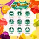 7 Friuts in 7 Packs Assorted Gummy Candies Individually Wrapped, Peelable Fruit-Shaped Gummies Candy made with Real Fruit Juice (30%), Chewy Peeling Candy Gummy Snacks Net 350g/12.35oz