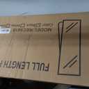 TRAHOME Full Length Floor Mirror 56"x15", Standing Mirror with Aluminum Frame, Large Body Mirror for Bedroom, Living Room and Bathroom, Black