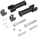 Harvards Chrome Passenger Peg Mount Footpeg Supports for Harley Softail Models 2018-2025 Deluxe Fat Boy Heritage Sport Glide Softail Slim Street Bob Breakout Low Rider Models