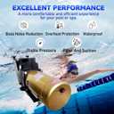 W3SP2610X152S 1.5 HP Dual-Speed Pool Pump 220V-230V Super Pump Compatible With Hayward In-Ground Swimming Pools and Spas SP2610X152S