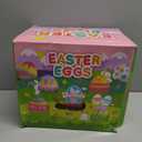 [ 6 Surprise Golden Eggs ] 100 Pack Prefilled Easter Eggs with Assorted Toys Inside, 100 Plastic Easter Eggs Fillers with Toys, Pre-filled Easter Egg Hunt Stuffed, Easter Basket Stuffers