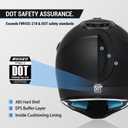 ROOZO Youth Kids Dirt Bike Helmet DOT Approved, Full Face Motocross Set, Small