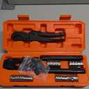 iCrimp PEX Clamp Tool Kit for 3/8-in, 1/2-in, 3/4-in, 1-in PEX Clamp Cinch & Removal, c/w 1/2''(20 Pack) and 3/4''(10 Pack) PEX Clamp Rings, PEX Tubing Cutter