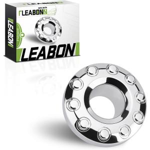 Front 10 Lug Chrome Wheel Center Hub Cap Compatible with Ford F450 F550 Super Duty 20052017, 19.5 Inch 4WD Front Wheel Center Cap, Replaces 5C3Z1130NA