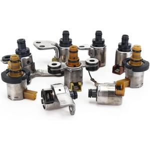 9Pcs Refurbished Transmission Solenoid Kit Compatibile for For-d Mazd-a 02-05 D98420 JF506E Transmission Shift Control Solenoids