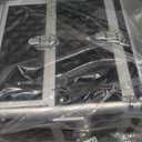 Frenessa Nail Polish Makeup Train Case with Drawer and Dividers Manicure Organizer Accessory Storage Makeup Box With Mirror Lockable Keys Nail Kit Organizer Cosmetic Case Jewelry Box - Black