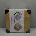 12Pack Acoustic Wall Panels, Self-Adhesive 3D Brick Pattern Sound Proof Panels for Walls, High Density Decorative Acoustic Foam Sound Proofing for Recording Studios, Office, Home, 12"12"0.4", White