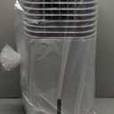 FLOWBREEZE 24" Windowless Portable Air Conditioner, 15H Timer&120Oscillation, 3-IN-1 Portable AC Unit w/Remote, 2Gal Tank, 3 Modes & Speeds, Ultra-Quiet Ventless Swamp Cooler for Home Office, Pearl