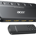 acer HDMI Switch 5 in 1 Out [4K@60Hz, HDMI 2.0, HDCP 2.3, HDR] Switcher with Remote, Supports DTS, Dolby, Work for PS5/Xbox/Switch/Roku/TV Stick/Projector
