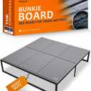 Meliusly Heavy Duty Bunkie Board King Size (76x80) - Non-Slip Breathable Bed Support Board for Slatted Bed Frame, Anti-Sag Under Bed Support, Noise Minimizing Moisture Resistant Bed Board
