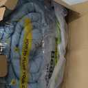 Bedsure Full Size Comforter Set, Dusty Blue Soft Prewashed Bedding for All Seasons, 7 Pieces Warm Winter Down Alternative Bed Set, Fluffy Bed in a Bag with Sheets, Pillowcases & Shams (Full(82"x86"))