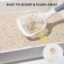 FUKUMARU Tofu Cat Litter, 100% Natural Ingredients Litter, Flushable, Dust Free, Quick Clumping, Lightweight, Low Tracking Cat Litter Pellets, Effective Odor Control, Unscented, 18 LBS (3 Packs) (18lbs, 6lb x 3 Bags)