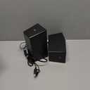 Nylavee Computer Speakers, PC Speakers with 6 Lighting Modes, USB Powered Computer Speakers for Desktop PC with 2 Bass-Boost Ports, 2 Speaker Units, and 3.5mm Aux-in for PC, Laptop, Monitor, Gaming (Black)