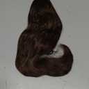 Wavy Claw Clip Ponytail Extension Clip in Ponytail Clip on Hair Extensions For Women 14 Inch Pony Tails Hair Extensions Fake Ponytail#4 Dark Brown