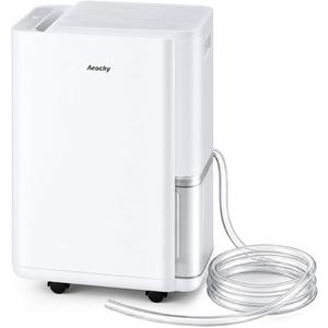 AEOCKY Max 50 Pint/D 3000 Sq.Ft Dehumidifier with Drain Hose, Quiet