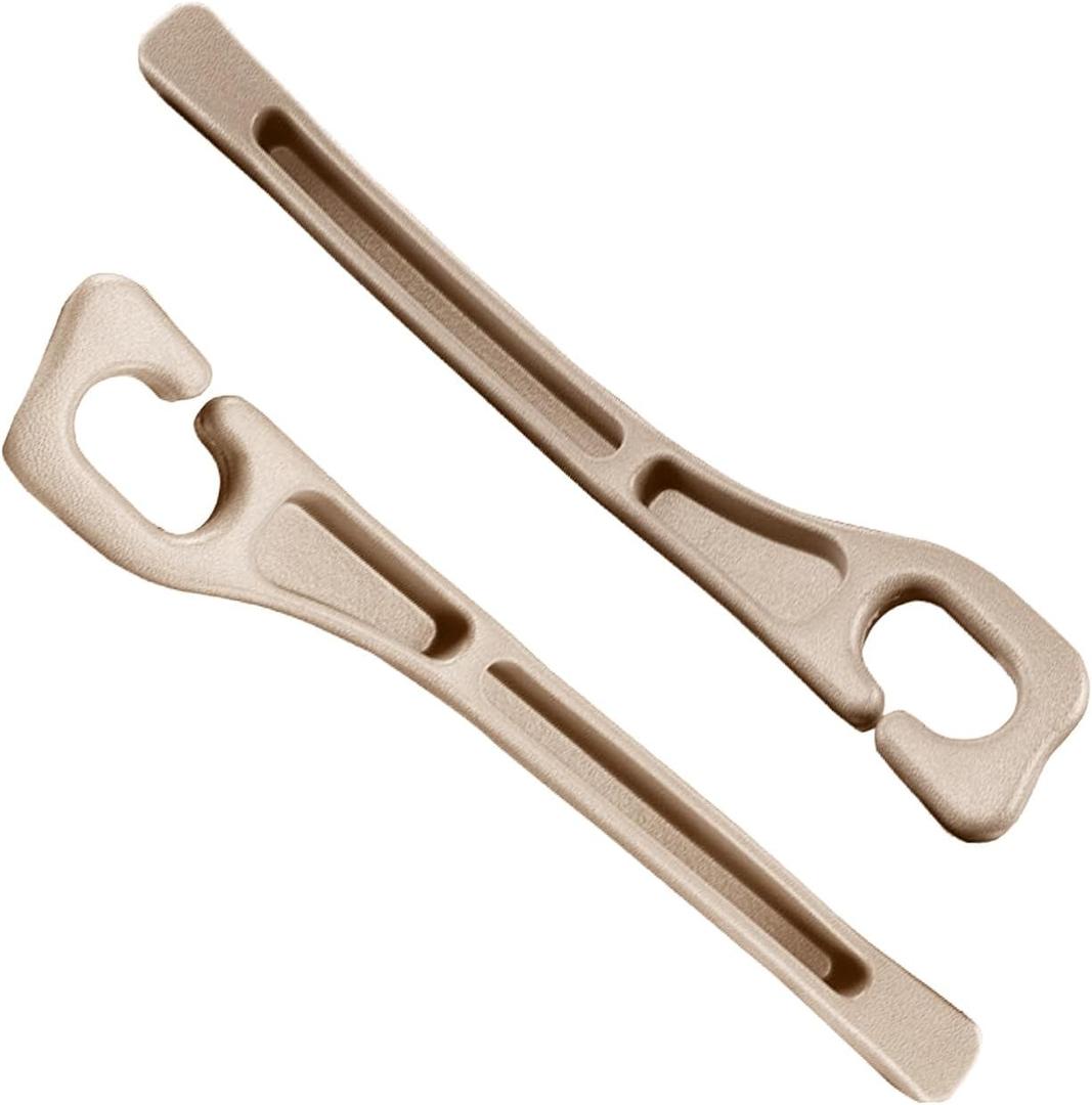 2PCS Car Seat Gap Filler Organizer, Upgrade Car Gap Filler with Fill and Storage Function for Storing Phones Keys Cards, Universal No Drop Seat Guard for Cars (Beige)