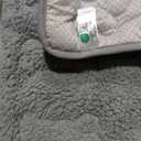 Dog Bed Crate Mat(24" X 19") 2 Pack, Soft Plush Dog Bed Pad Machine Washable Crate Pad, Grey