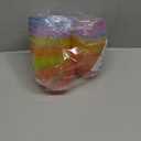 JOYIN 12 Pcs 7" Jumbo Plastic Easter Eggs, Clear 6 Assorted Colors Glitter Empty Eggs for Filling Treats Easter Party Favor Hunt Basket Stuffers Fillers Classroom Prize Supplies Toy