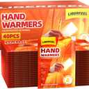 Hand Warmers Disposable 120/80/10 Pcs -Long-Lasting Up to 10 Hours for Warm Hand, Safe Natural Odorless Air Activated Warmers for Camping, Fishing, Winter for Women Men Kids (80 Pack)