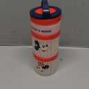 Whiskware Disney Mickey Mouse and Friends Stackable Snack Containers for Babies, Toddlers, and Kids, 3 Stackable Snack Cups for School and Travel, Cupholder Friendly, Mickey and Minnie! Baseball!