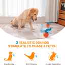 Interactive Dog Ball Toys Electric Automatic Moving Dog Toys to Keep Them Busy Rechargeable Smart Rolling