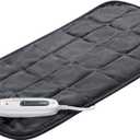 Beurer Weighted Heating Pad, XL Size with Quilted Super Soft Fabric, 6 Heat Levels, Auto Shut Off, Machine Washable, Electric Heated Pads, 3lbs Weight, 12" x 24", UHP27