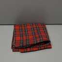 Woaboy Christmas Set of 2 Scottish Tartan Throw Pillow Covers Farmhouse Classic Plaid Decorative Couch Pillows Home Decor for Sofa Living Room Bed 18x18 Inch, Red