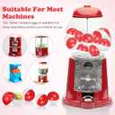 Veemoon Gumball Machine Capsules, 60pcs Vending Machine Capsules Small Plastic Boxes Small Round Plastic Classic Clear Containers for Prizes Party Favors Supplies Surprise Stuffer DIY Craft 50mm