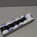 FITRELL Men's 6 Pack Ankle Running Socks Low Cut Cushioned Athletic Sports Socks 7-9/9-12/12-15 (White+blue)