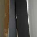 BAMEOS Floating Shelves, Black Wall Mounted Wooden Shelves with Invisible Brackets Set of 2,47 x 9